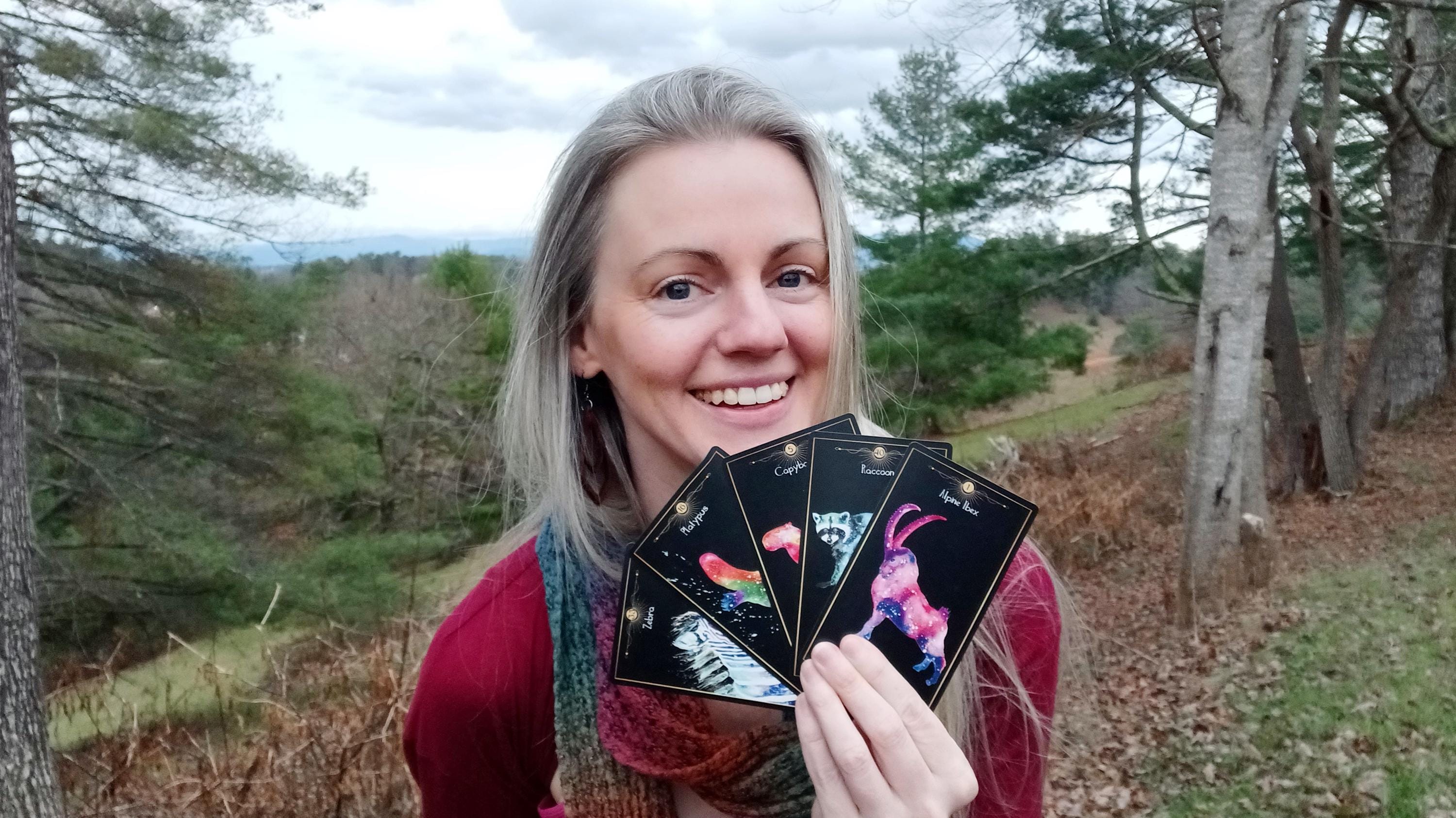 Cosmic Animal Cards & Guidebook - Oracle Deck for Emotional Intelligence