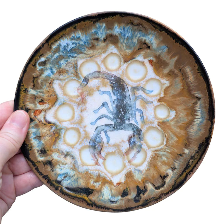 Scorpion, Snack Plate, 6 inch