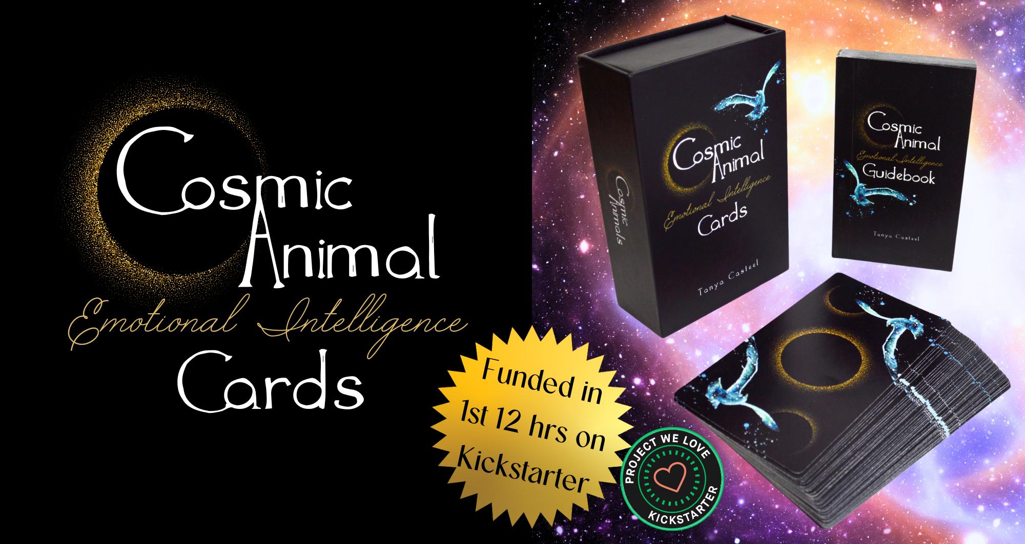 Cosmic Animal Cards & Guidebook - Oracle Deck for Emotional Intelligence