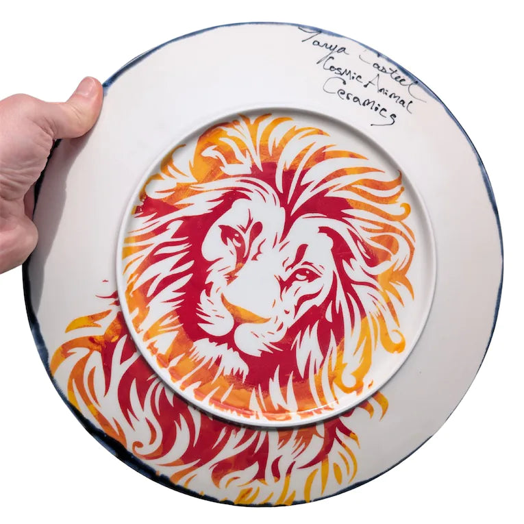 Barred Owl Dinner Plate, 10.5 inch