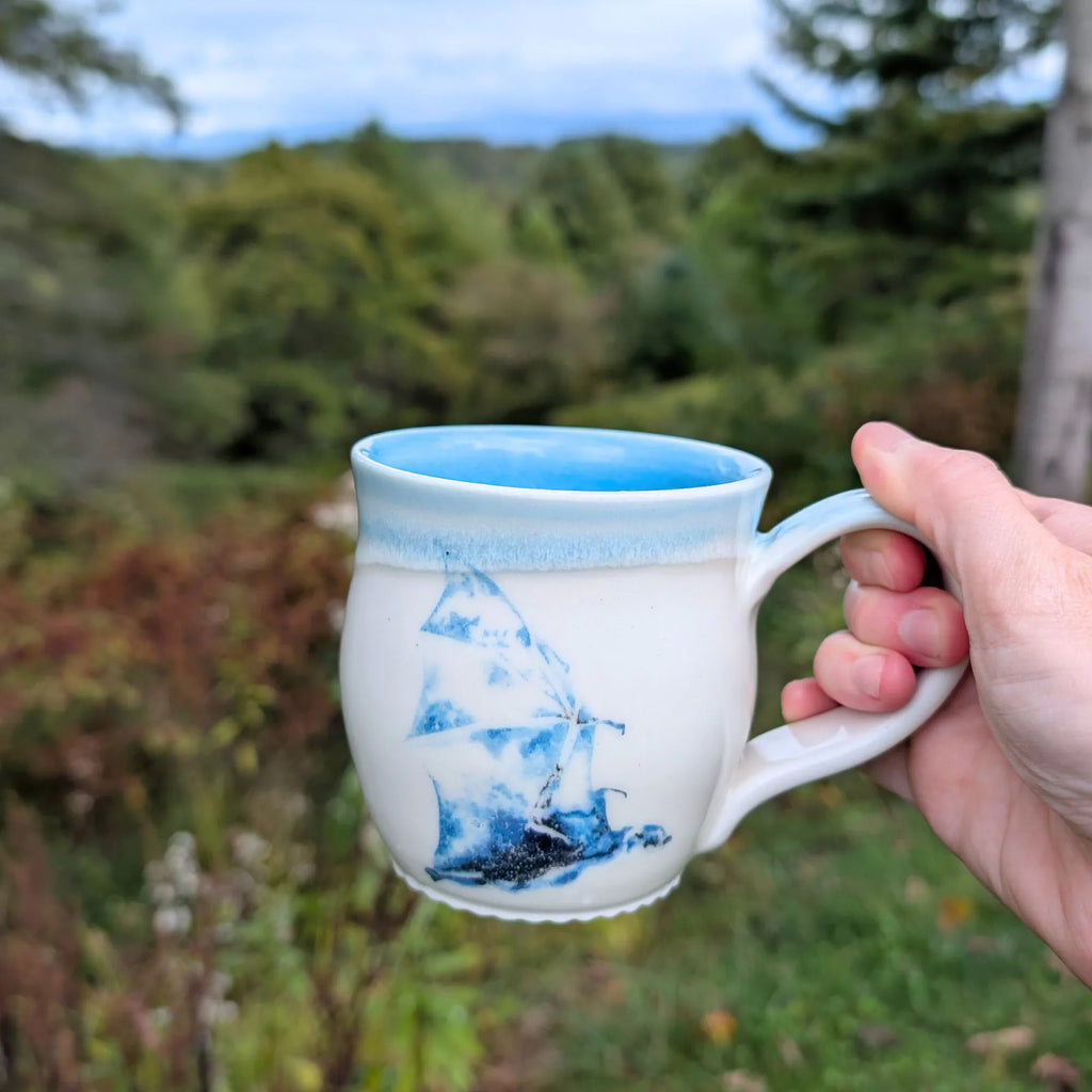 Porcelain Mug - Bat (Watercolor)
