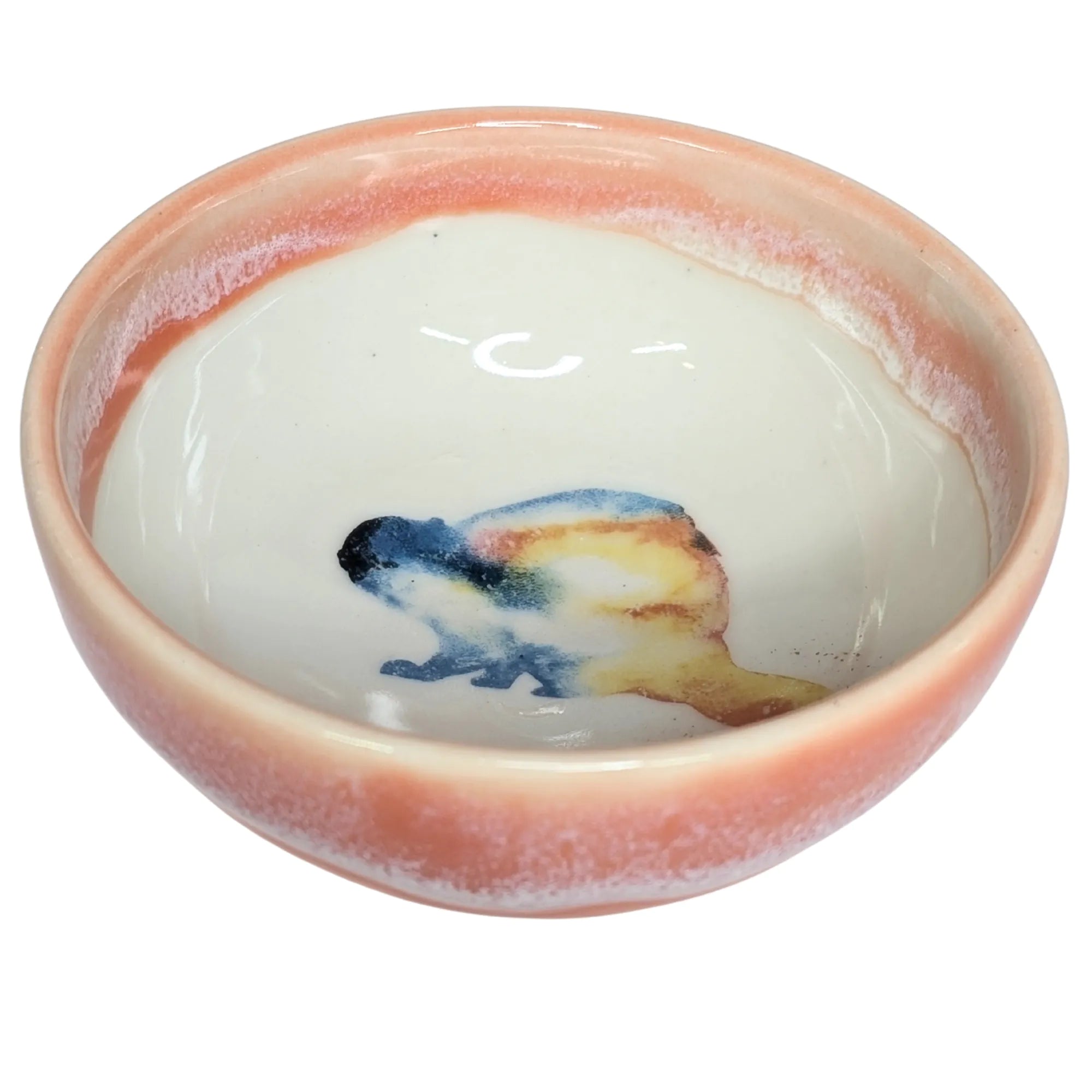 Small Porcelain Bowl - Beaver (Watercolor)