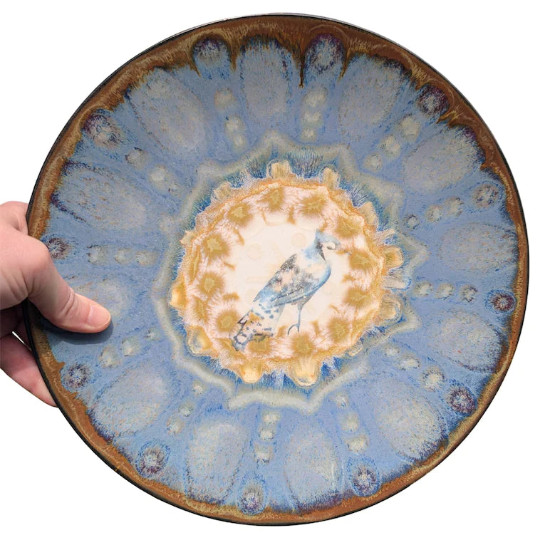 Blue Jay Dinner Plate, 10.5 inch