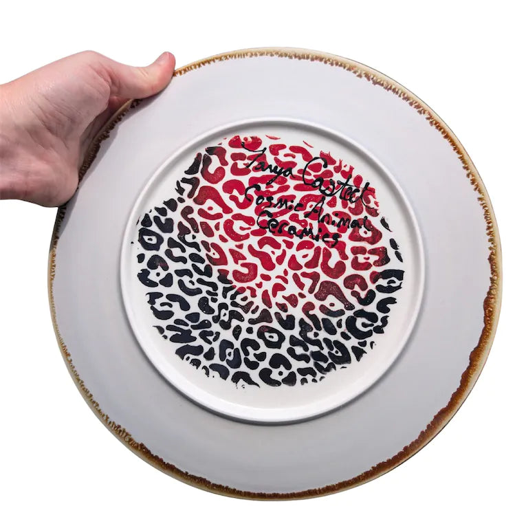 Butterfly Dinner Plate, 10.5 inch