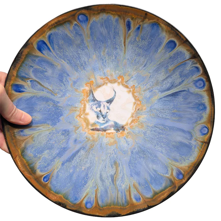 Caracal Cat Dinner Plate, 10.5 inch