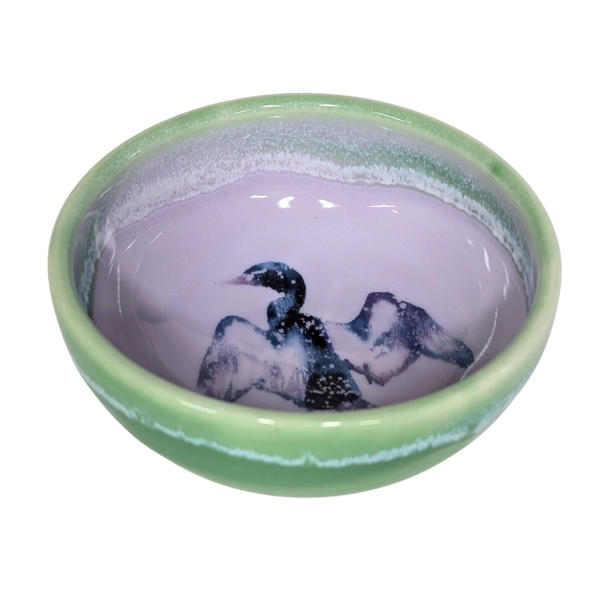 Small Porcelain Bowl - Cormorant (Watercolor)