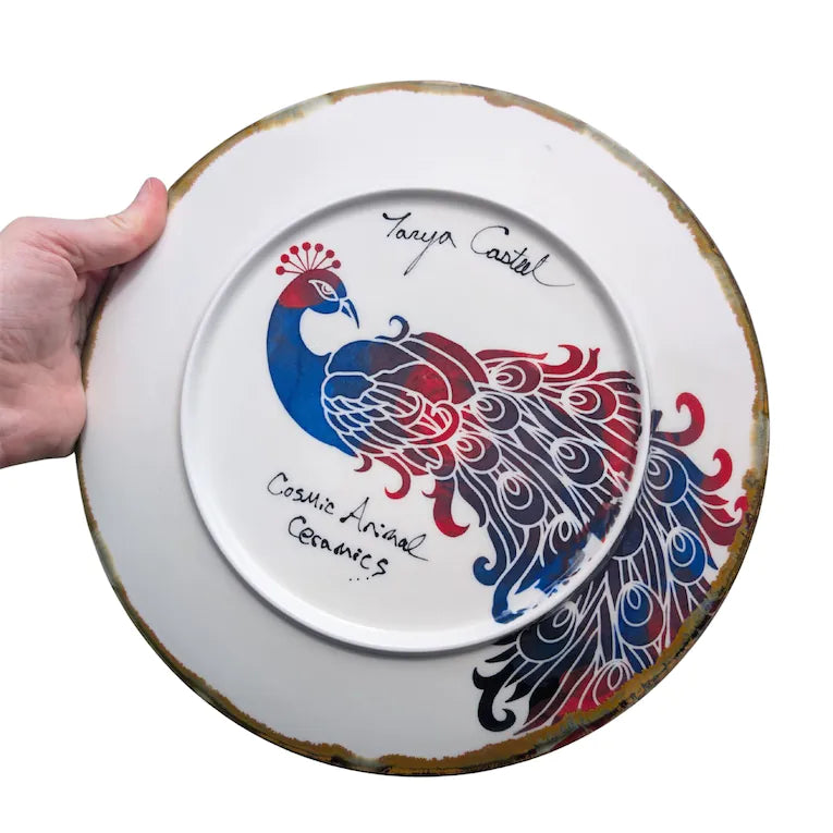 Crab Dinner Plate, 10.5 inch