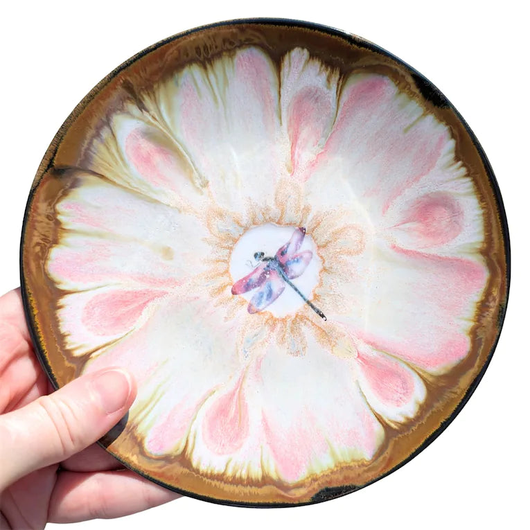 Dragonfly, Snack Plate, 6 inch