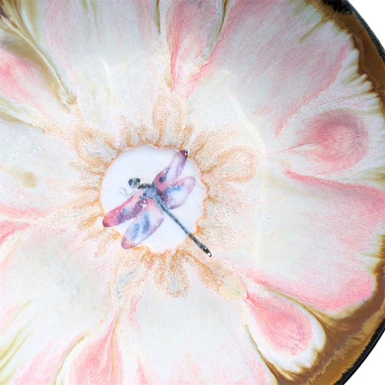 Dragonfly, Snack Plate, 6 inch