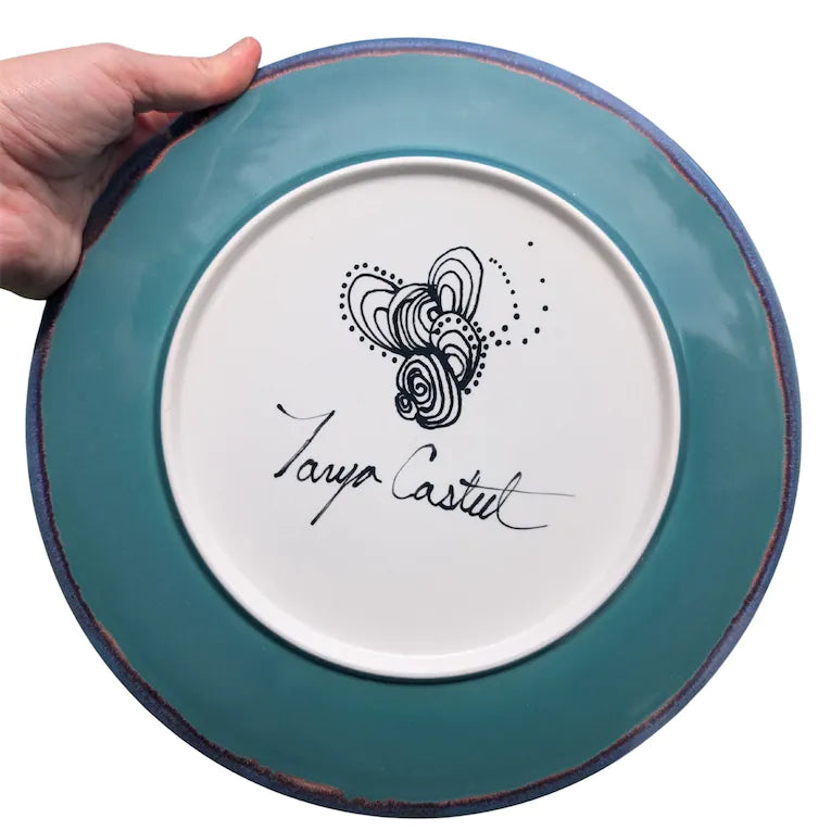 Hummingbird Dinner Plate, 10.5 inch