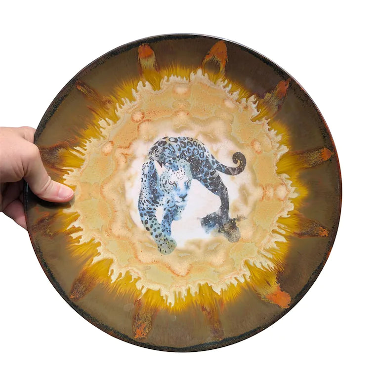 Jaguar Dinner Plate, 10.5 inch