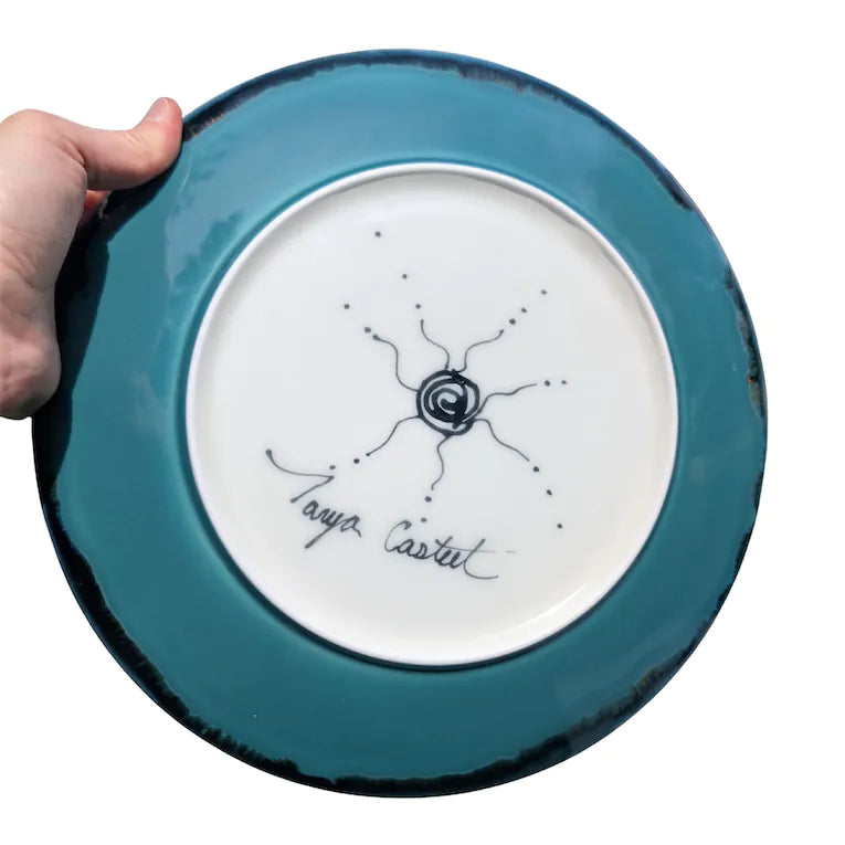 Jellyfish Dinner Plate, 10.5 inch
