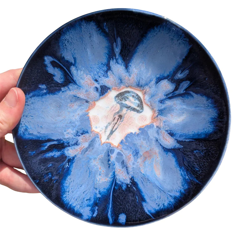 Jellyfish, Snack Plate, 6 inch