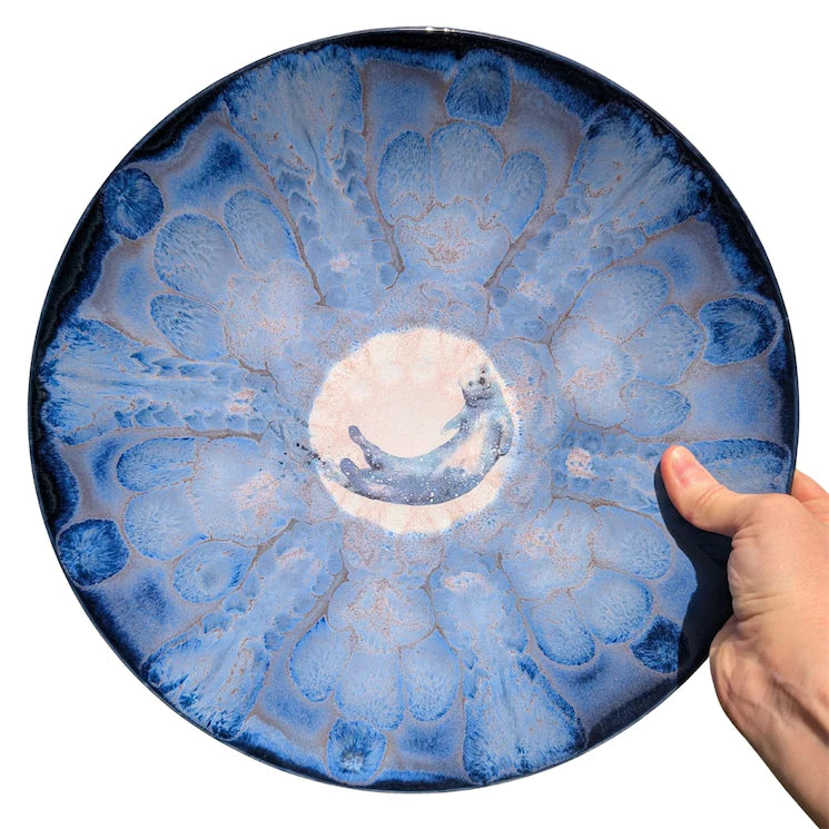 Otter, Large Dinner Plate, 12 inch