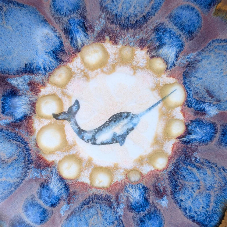 Narwhal, Snack Plate, 6 inch