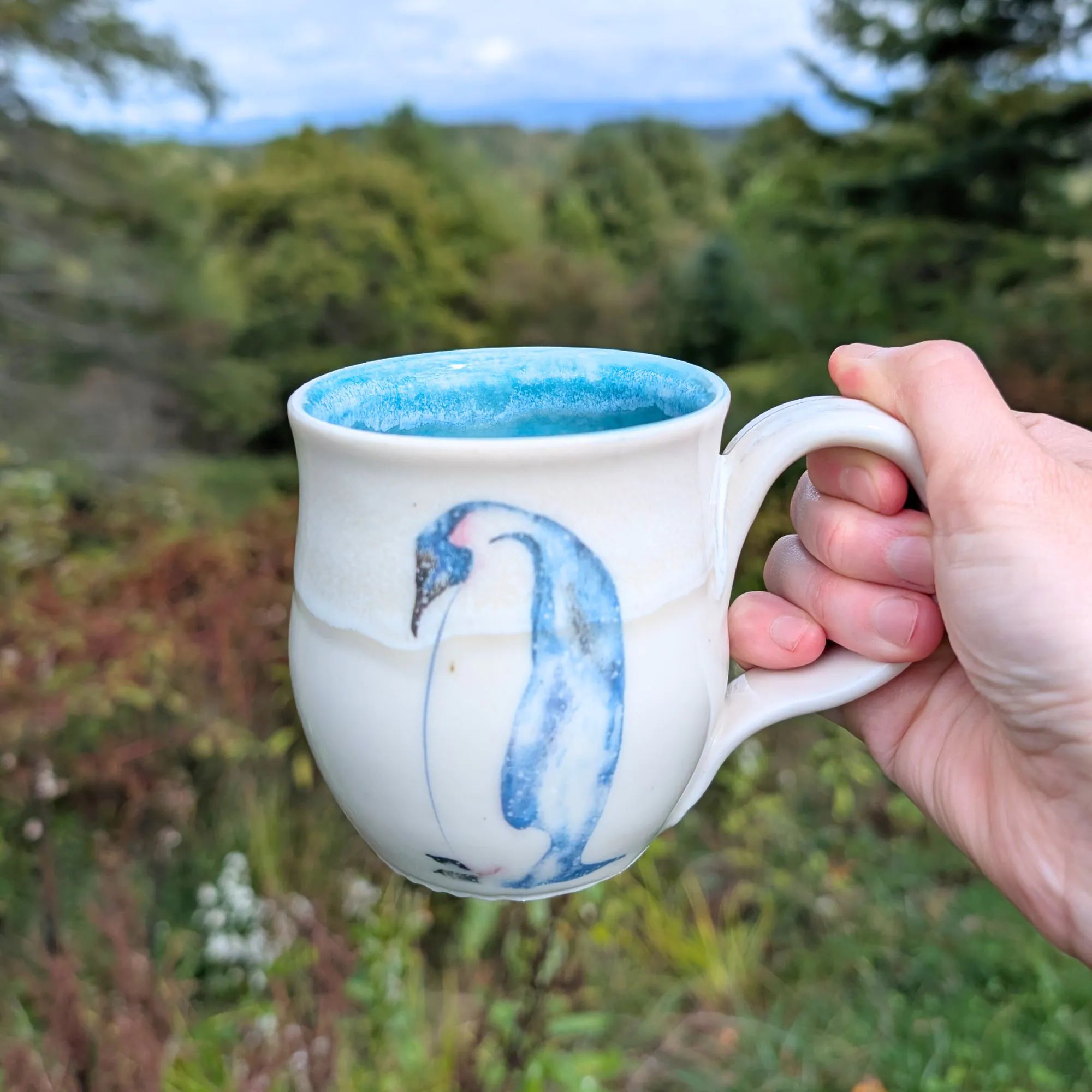 Porcelain Mug - Penguin (Watercolor)