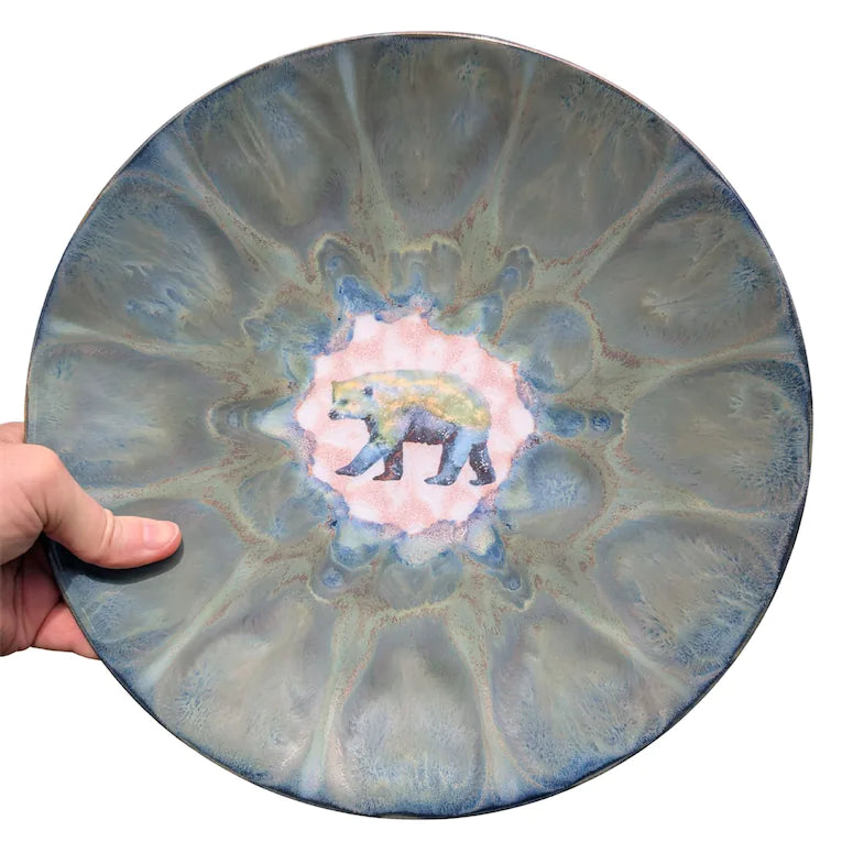 Polar Bear Dinner Plate, 10.5 inch