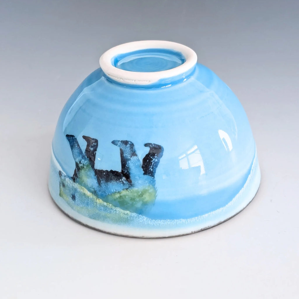 Porcelain Bowl - Polar Bear (Watercolor)