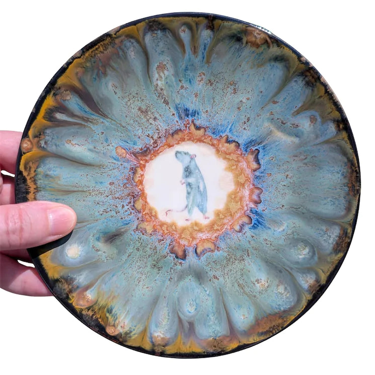 Rat, Snack Plate, 6 inch