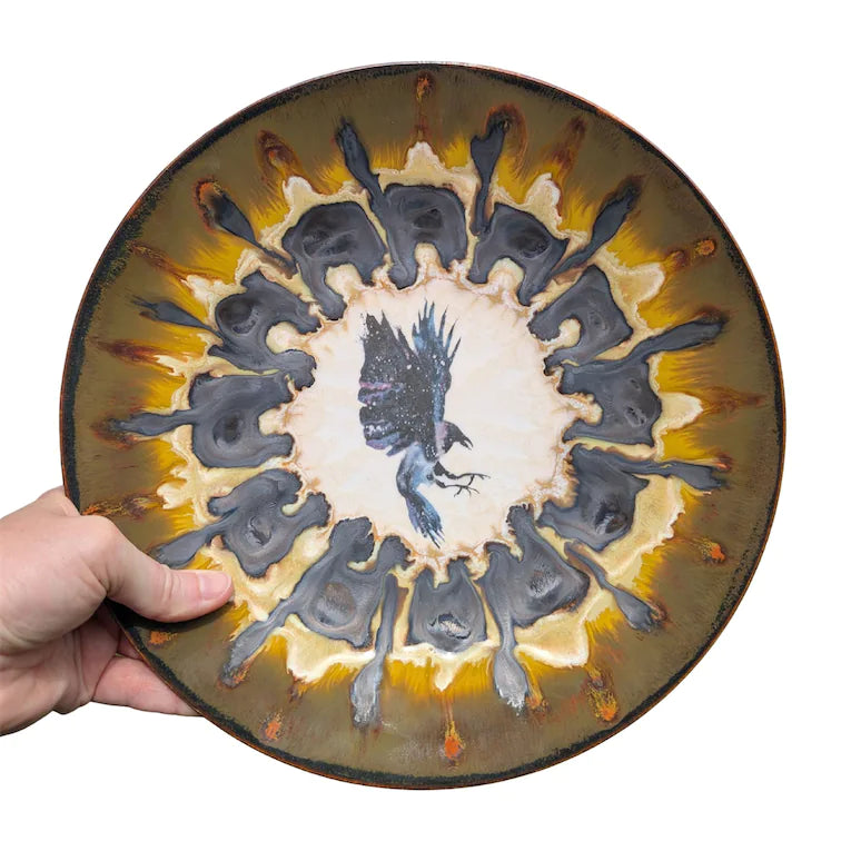 Raven Dinner Plate, 10.5 inch