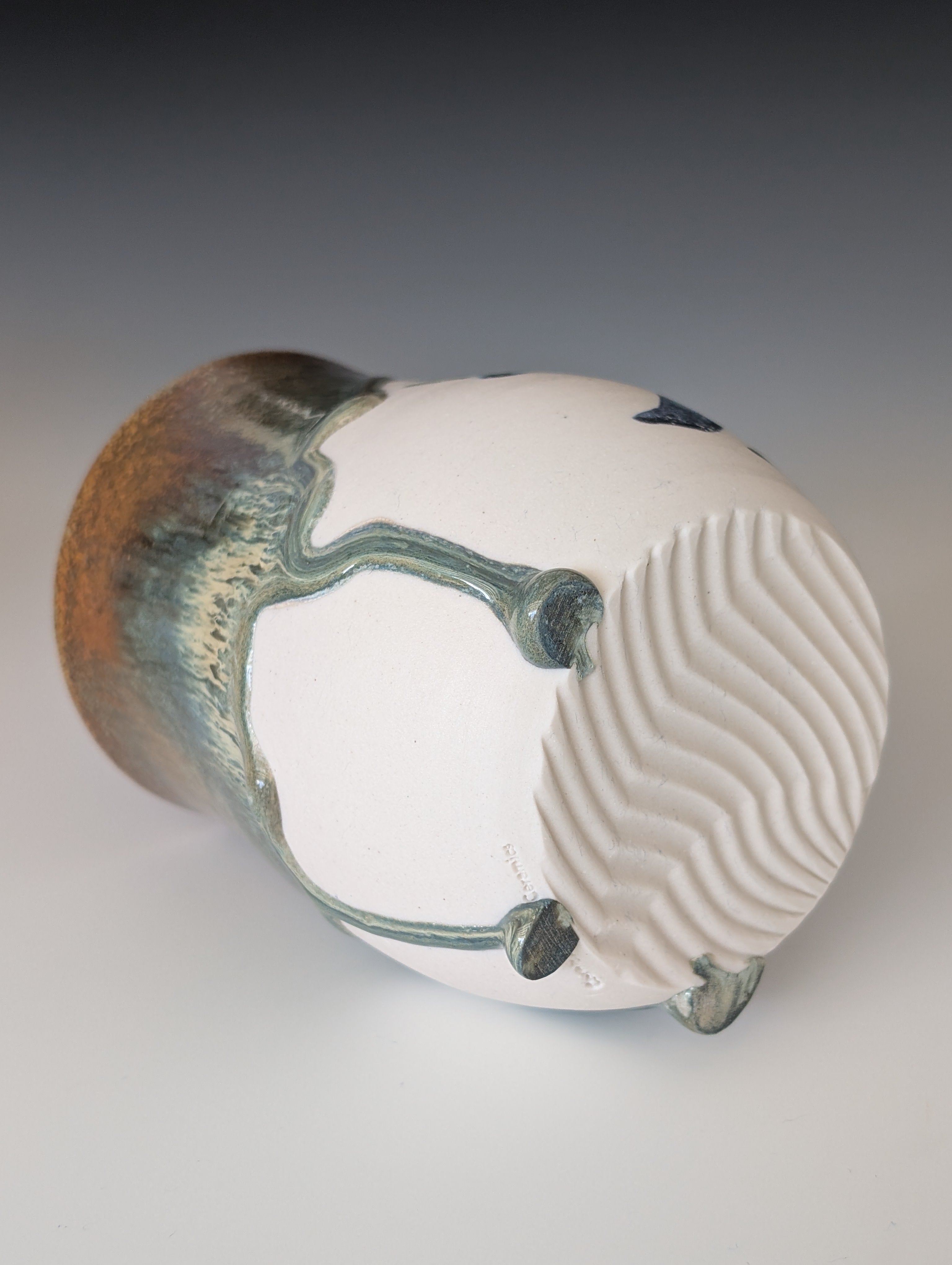 20oz Porcelain cup -  Polar Bear (Watercolor)