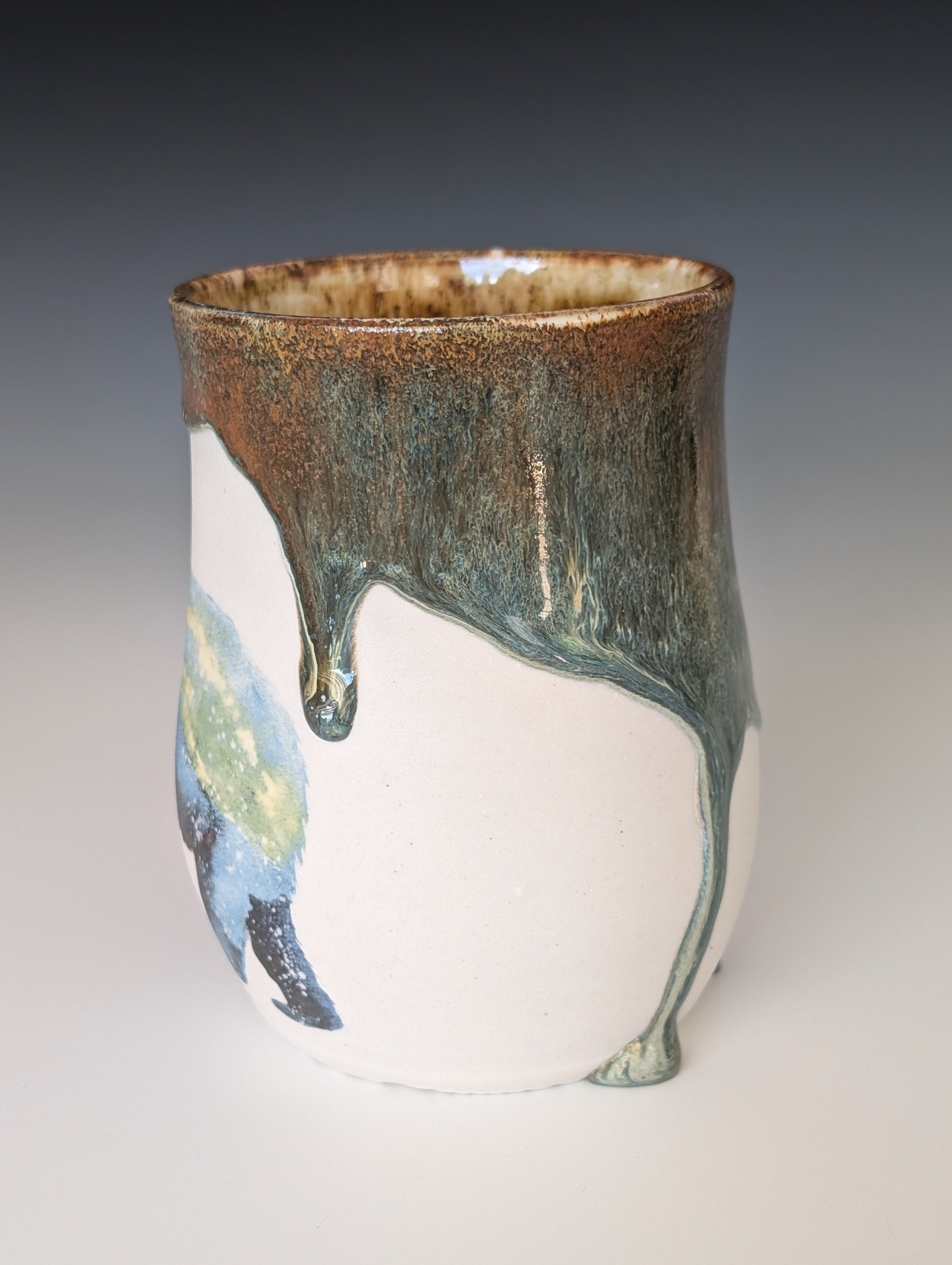 20oz Porcelain cup -  Polar Bear (Watercolor)
