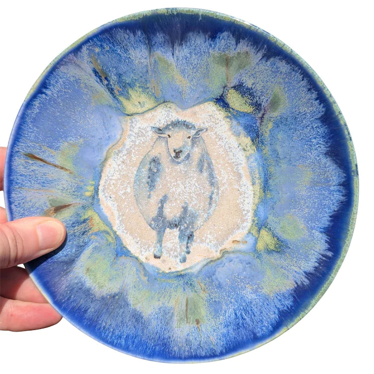 Sheep, Snack Plate, 6 inch