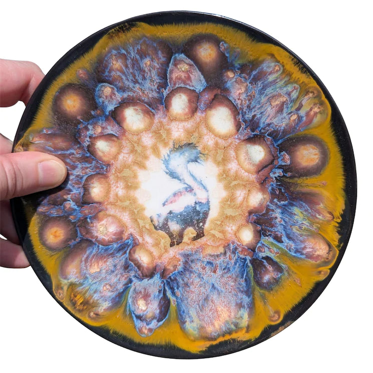 Skunk, Snack Plate, 6 inch