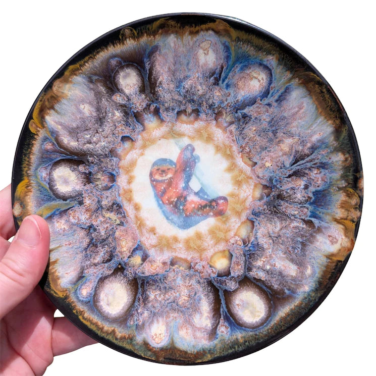 Sloth, Snack Plate, 6 inch