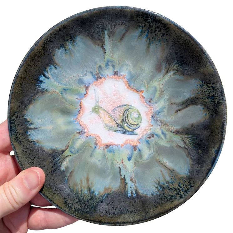 Snail, Snack Plate, 6 inch