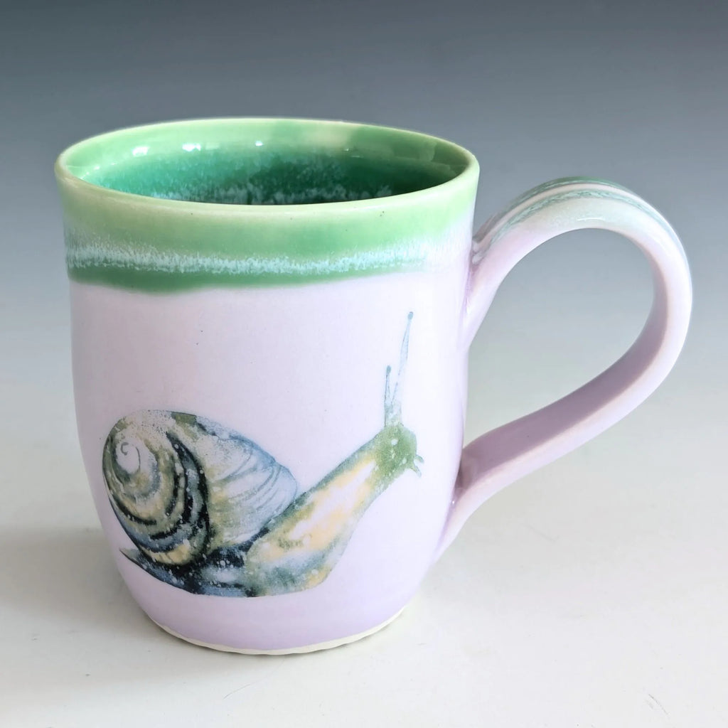 Porcelain Mug - Snail (Watercolor)