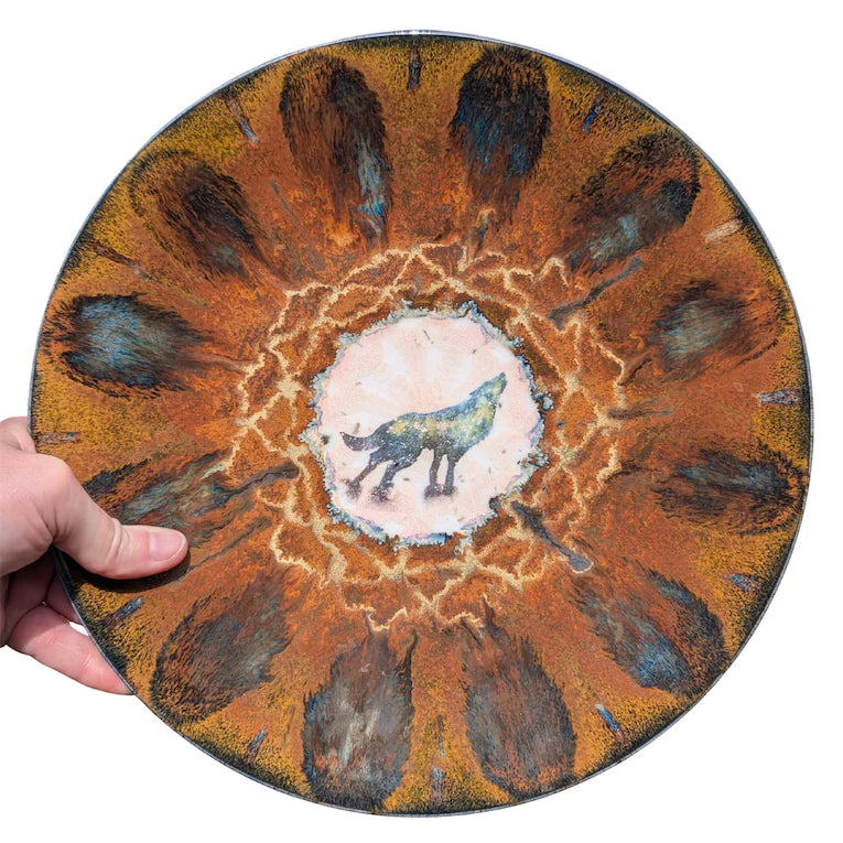 Wolf Dinner Plate, 10.5 inch