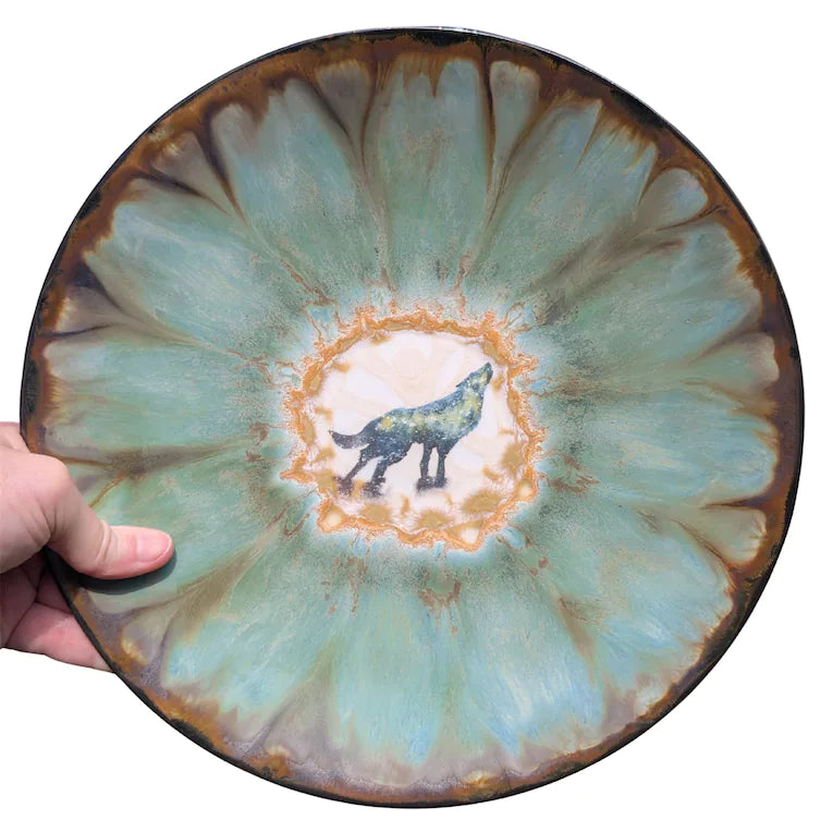 Wolf Dinner Plate, 10.5 inch