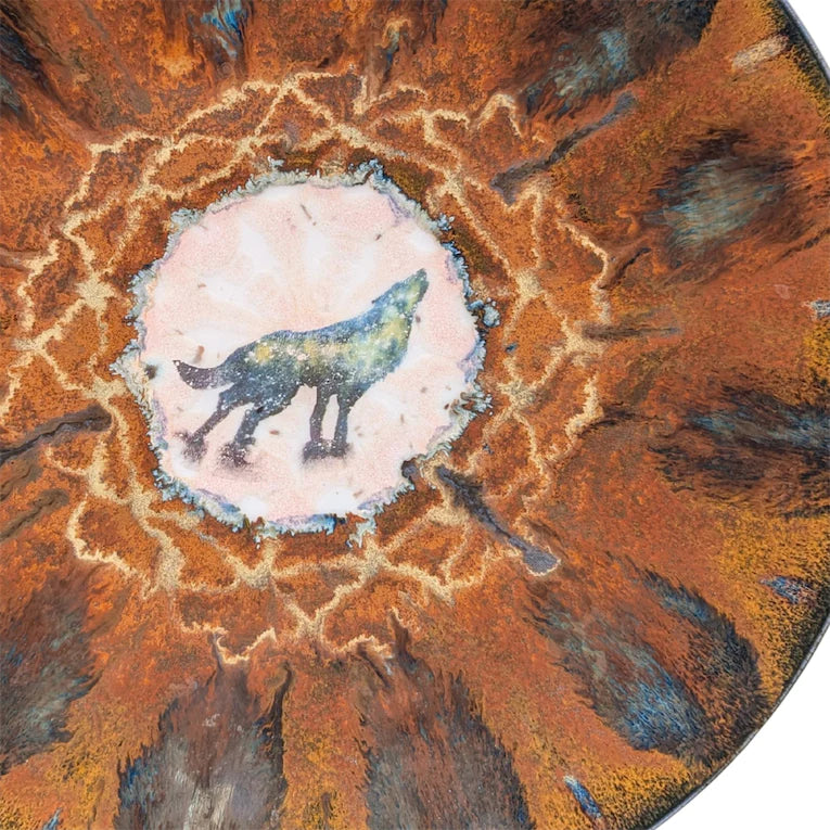 Wolf Dinner Plate, 10.5 inch