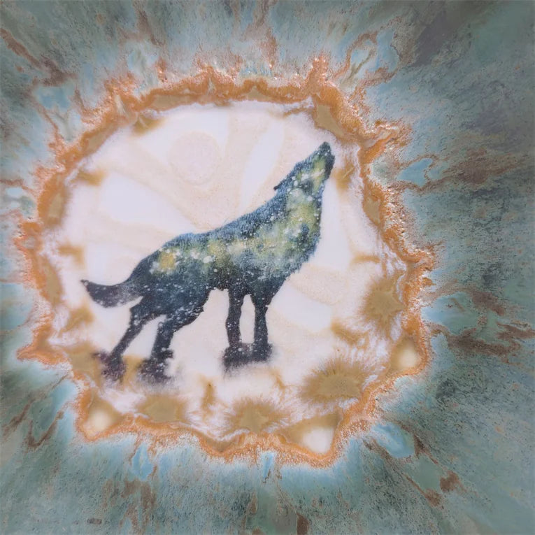 Wolf Dinner Plate, 10.5 inch